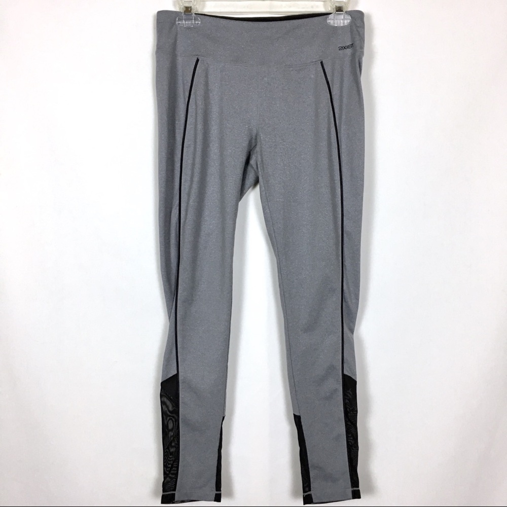 🌺5•4•$25 2(X)IST Leggings Gray Sheer Panels